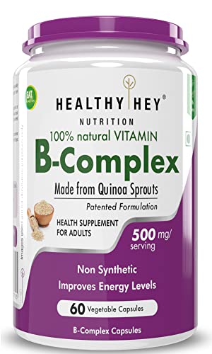 HealthyHey Nutrition Vitamin B-Complex - 60 Vegetable Capsules