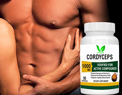 VITARUHE Cordyceps sinensis extract capsules high dose, 90 pieces