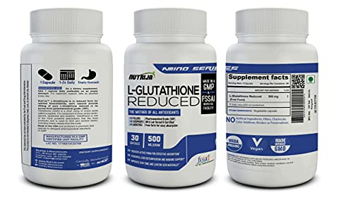 NutriJa L-Glutathione Reduced 500mg - 90 capsules