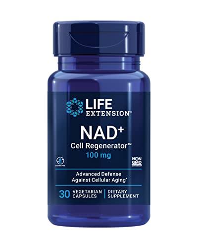 Life Extension NAD+ Cell Regenerator Nicotinamide Riboside Capsules, 30 Count