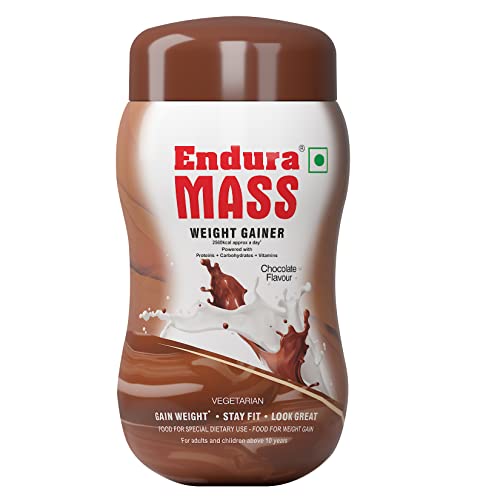 Endura Mass Weight Gainer, Powder - 500 G (Chocolate),Pack of 1