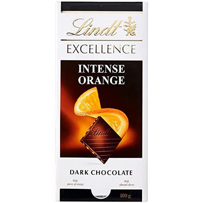 Lindt Excellence Orange Intense Dark Chocolate, 100 g