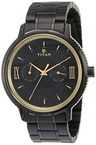 Titan Regalia Baron Analog Black Dial Men's Watch-NL1743NM01/NP1743NM01