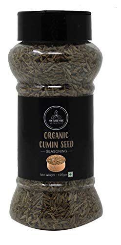 Naturevibe Botanicals Organic Cumin Seed - 125gm | Jeera