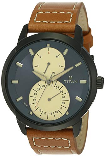 Titan Analog Blue Dial Men's Watch-NL1756NL01/NP1756NL01