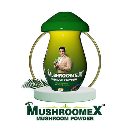 Mushroomex 100 Gram Mushroom Powder Ayurvedic Weight Gainer for Men Women with Natural Ingredients (Pack of 1)