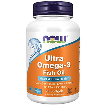 Now Foods Ultra Omega-3 Fish Oil - 90 Softgels
