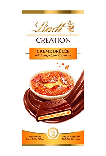 Lindt Creation Cream Brulee Chocolate Bar, 150g