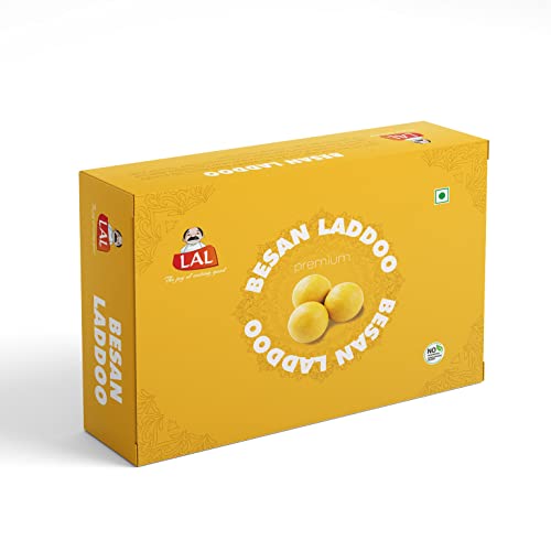 Lal Besan Laddoo Premium (400gm) - Made with Pure Desi Ghee