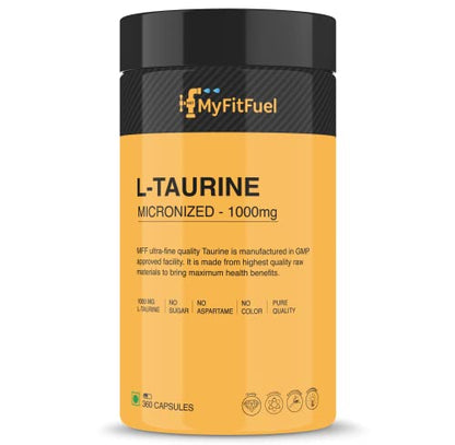 MyFitFuel L-Taurine (1000mg) 360 Capsules