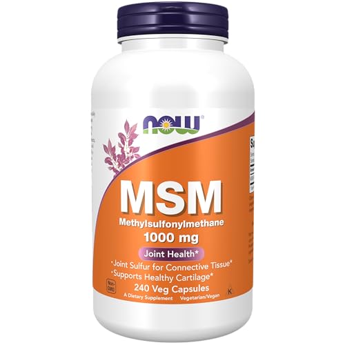 Now Foods, MSM, 1000 mg, 240 Veg Capsules