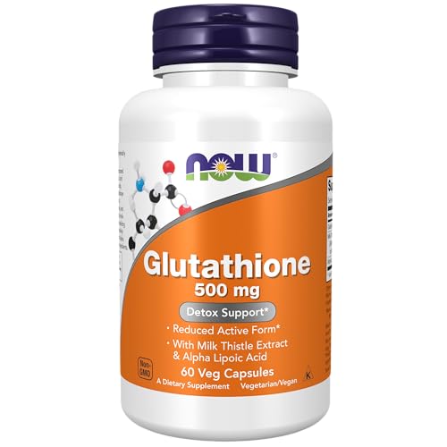 Now Foods Glutathione Plus Capsules 500mg -Pack Of 60 Capsules