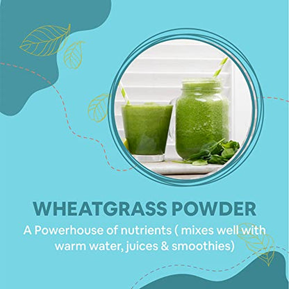 Carbamide Forte 100% Organic Wheat Grass Powder - 100g Veg Powder