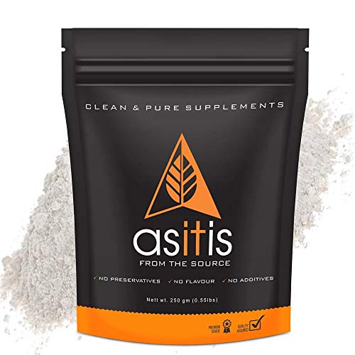 Asitis Nutrition Pure Beta-Alanine Powder, Increases Workout Capacity/Reduces Muscle Fatigue - 250 Gm