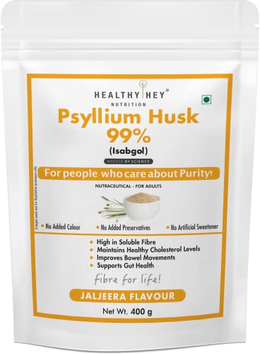 Healthyhey Nutrition Psyllium Husk 99% - Jaljeera Flavour