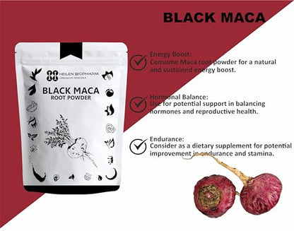 Premium Peruvian Red Maca Root Powder For Health Improvement Supplement- 500 mg x 180 Per Bottle I Pack of 1