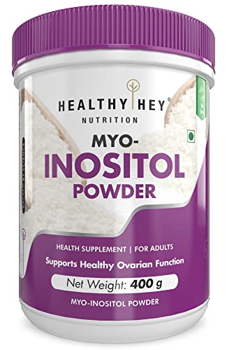 Healthyhey Nutrition 100% Pure Myo Inositol Powder (Vitamin B8), 400gm pack