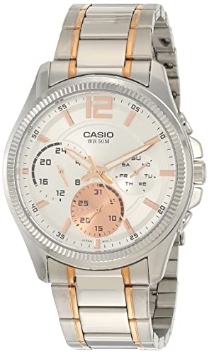 Casio Enticer Analog Grey Dial Men's Watch-MTP-E305RG-7AVDF (A1662)