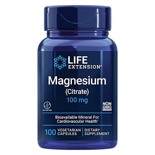 Life Extension Magnesium Citrate, 160 Mg, 100 Capsules