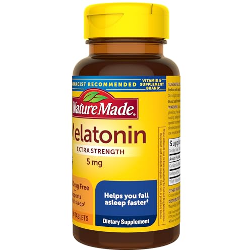 Nature Made Melatonin Tablets, 5 Mg, 90 Count