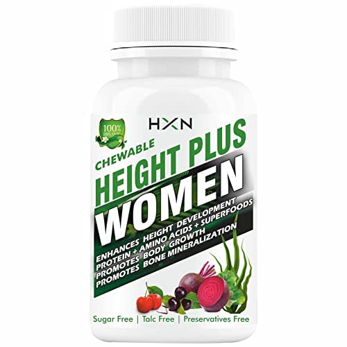 HXN Height Growth Supplement For Women Enriched With Essential Amino Acids,& Superfood Ayurvedic Med Increase Bone Supplements-60 Tablet (No Capsules)