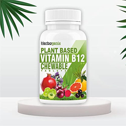 HERBAGENIX Vitamin b12 Supplements With Alpha Lipoic Acid ALA, Vit d (as d3), And Super Foods, No Sut Energy Metabolism And Nerve Strength- 60 Tablets