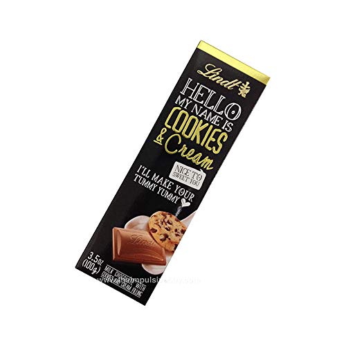 Lindt Cookies and Cream Milk Chocolate Bar Pouch, 100 g