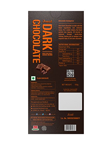 Amul Chocolate: 2 Dark & 1 Sugarfree Chocolate