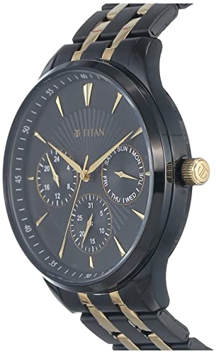 Titan Regalia Opulent Analog Black Dial Men's Watch-90127KM01