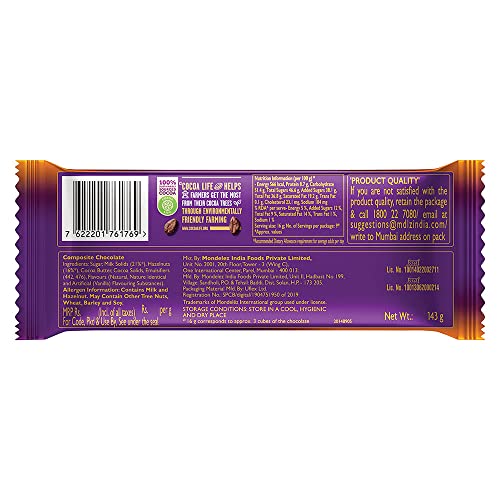 Cadbury Dairy Milk Silk Hazelnut 143g & Cadbury Dairy Milk Silk Roast Almond 143g Chocolate Bar , Pack of 4