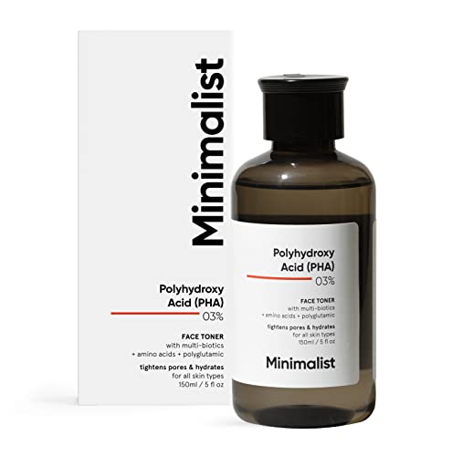 Minimalist Pha 3% Alcohol Free Face Toner, 150 Ml | Pore Tightening & Mild Exfoliation | Hydrating Face Toner, Pack of 1