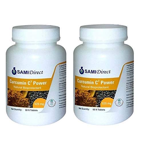 Sami Direct Curcumin C3 Power 525 Mg 60Tab -Pack of 2