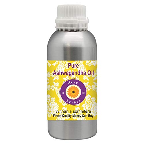 Deve Herbes Pure Ashwagandha Oil (Withania somnifera) Natural Therapeutic Grade 1250ml
