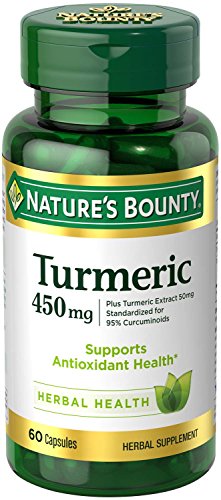 Nature's Bounty Turmeric/Curcumin, 60 Capsules, 450 Mg