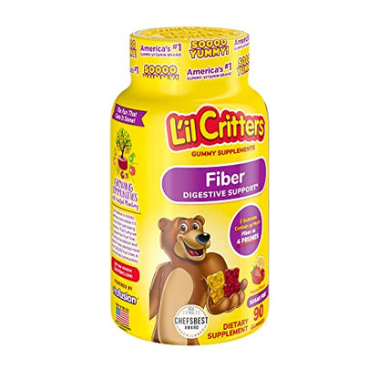 Lil Critters Fiber Gummy Bears - 90 Count