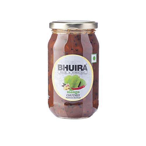 Bhuira|All Natural Kashmiri Mango Bicchua Chutney|No Added preservatives|No Artifical Color Added|230 g|Pack of 1