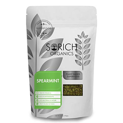 Sorich Organics Dry Spearmint Leaves Herbal Tea, 100g