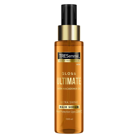 TRESemme Gloss Ultimate Ultra Shine Hair Serum 100ml with Macadamia Oil & Vitamin E, for Super shiny Finish