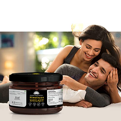 SAPTAMVEDA Himalayan Shilajit / Shilajeet Resin Liquid For Men and Women (Pack of 1 (20 GM))