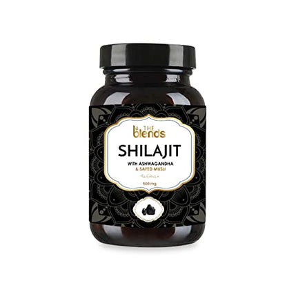 The Blends Shilajit Capsule 500 MG with Ashwagandha and Safed Musli - 60 Capsules