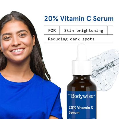 Be Bodywise 20% Vitamin C Serum for Bright & Glowing Skin | 20 ml