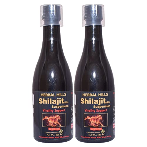 Herbal Hills Shilajit Suspension (500 ml (Pack of 2))