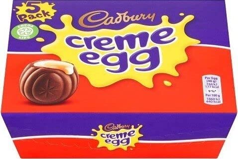 Cadbury Creme Egg 5 Pack Delecious 200g