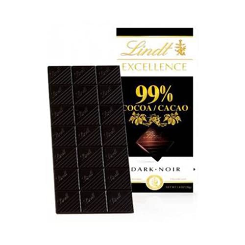 Lindt 99% Cocoa Dark Noir Absolu Chocolate - 50 Grams