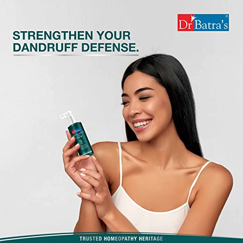 Dr Batra's Anti-Dandruff Hair Serum Enriched with Natural Extract & Thuja for Dandruff Free & Healthf serum, Paraben, SLES, and Sulphate free (125 ml)