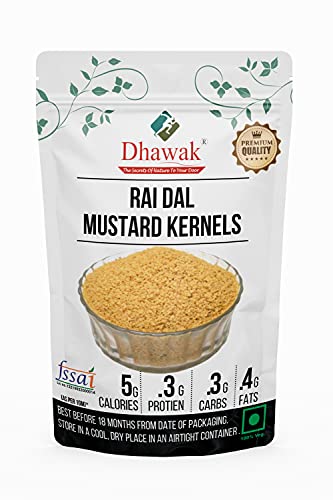 Dhawak Split Kernels of Mustard | Rai Dal for Pickle - 400 GMS.