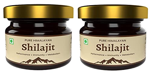 Trivang by Vedrisi Pure Original Himalayan Shilajit/Shilajeet Resin 100% Natural Resin 20G Pack of 2