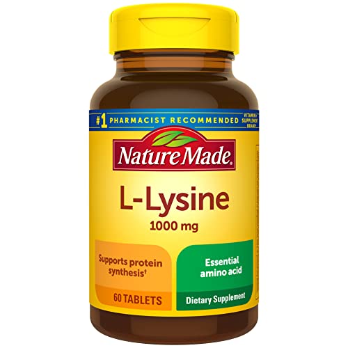 Nature Made L-Lysine 1000 mg 60 Tablets