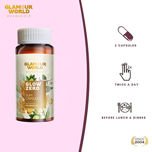 Glamour World Ayurvedic Glow Zero Capsules (60 Capsules)