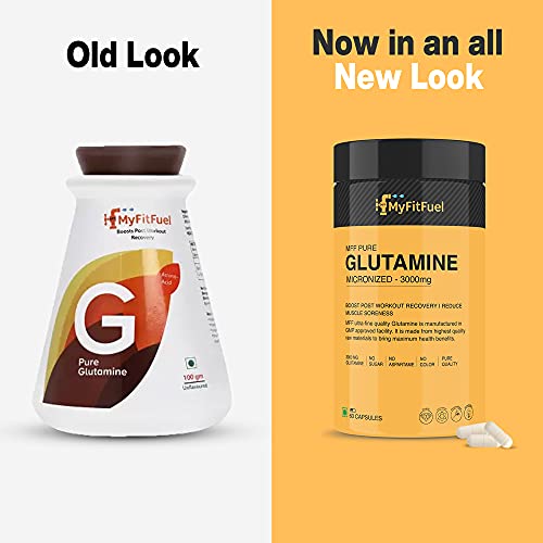 MyFitFuel L-Glutamine (3000 mg) 240 Capsules